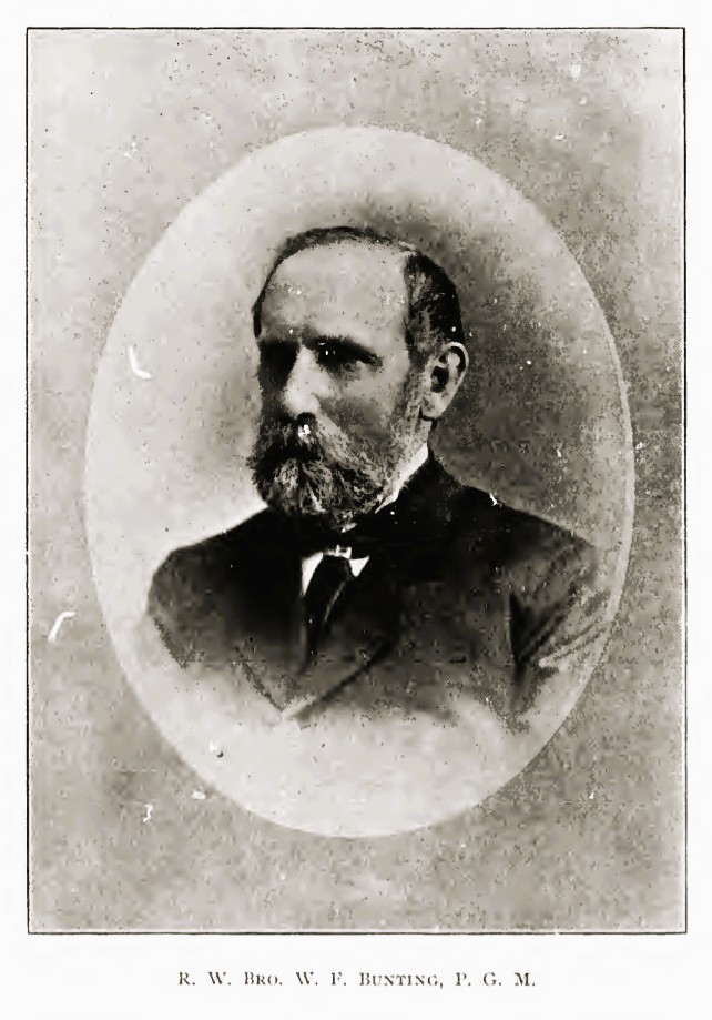 R.W. Bro. William F. Bunting, PGM